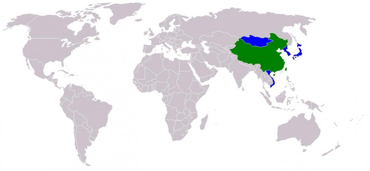 Թայվան քարտեզի չինական տարբերակը